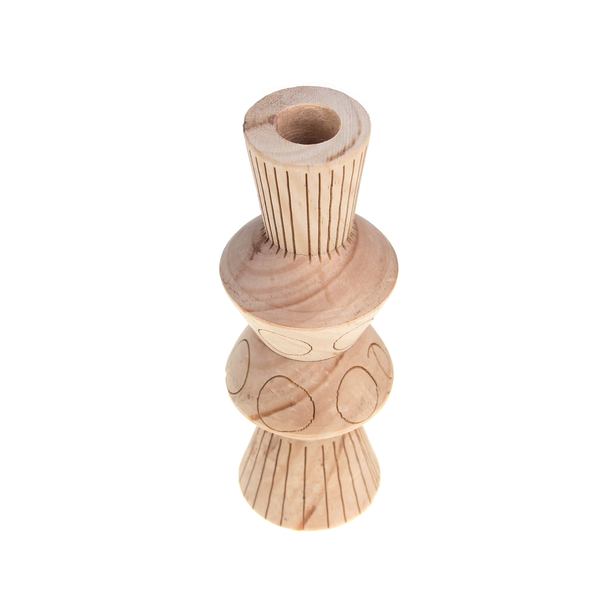 Jonathan Adler x Michaels 6.75" Geometric Bowtie DIY Tiered Pinewood Vase